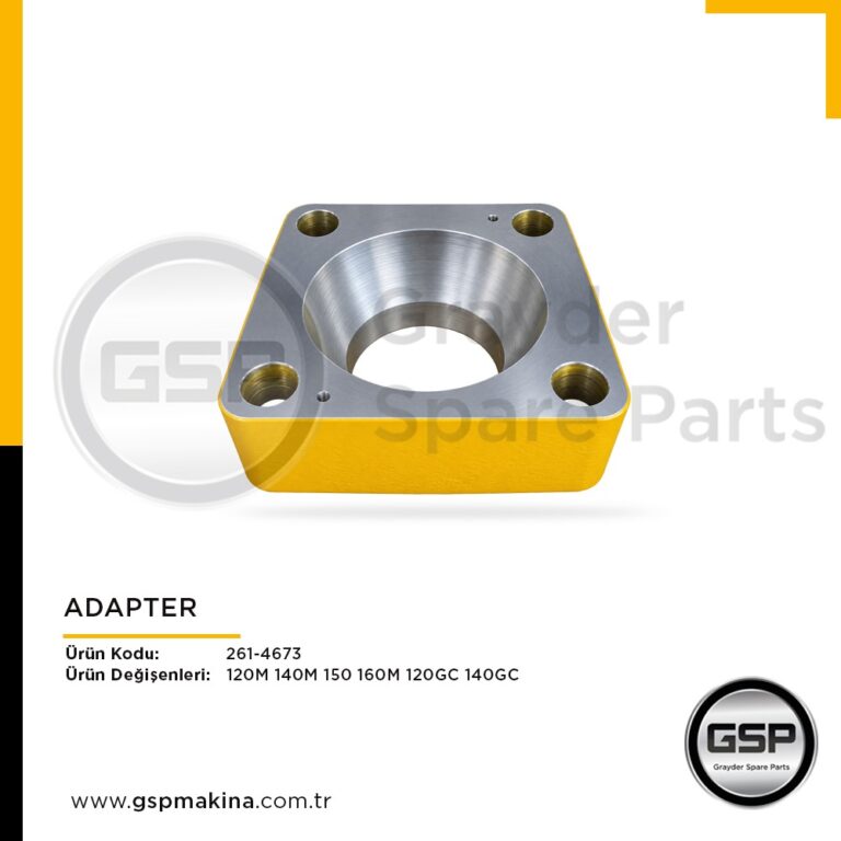 Adapter 261-4673 CAT 120GC, 120M, 140GC, 140M, 150 ve 160M greyder yedek parça