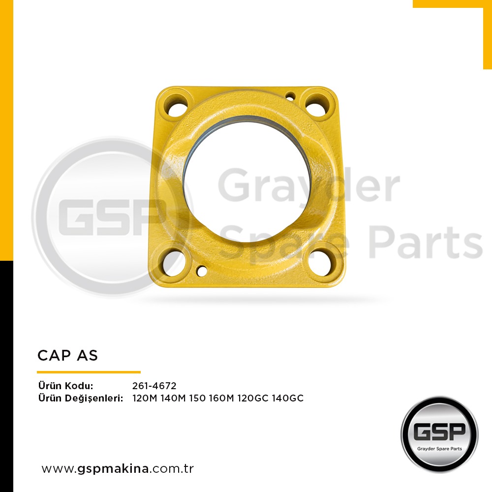 Cap As 261-4672 CAT 120GC, 120M, 140GC, 140M, 150 ve 160M greyder yedek parça