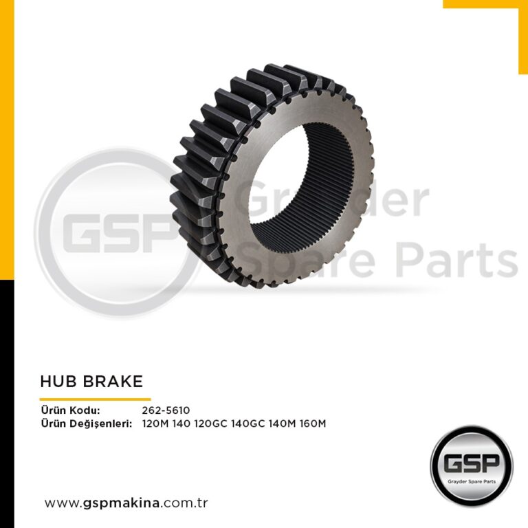 Hub Brake 262-5610 CAT 120GC, 120M, 140, 140GC, 140M ve 160M greyder yedek parça