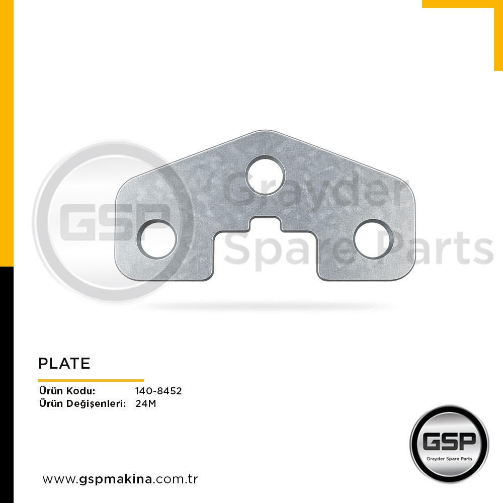 Plate 140-8452 CAT 24M greyder yedek parça