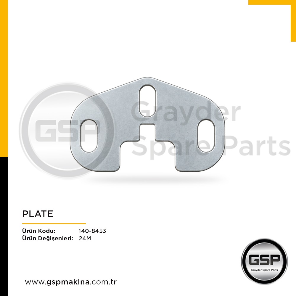 Plate 140-8453 CAT 24M greyder yedek parça