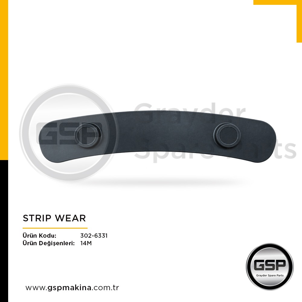 Strip Wear 302-6331 CAT 14M greyder yedek parça