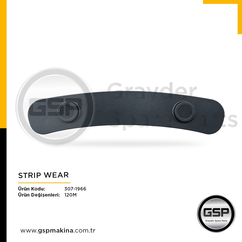 Strip Wear 307-1966 CAT 120M greyder yedek parça