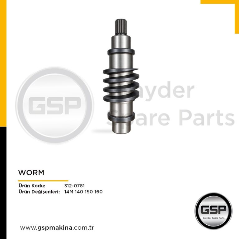 Worm 312-0781 CAT 140, 150, 160 ve 14M greyder yedek parça